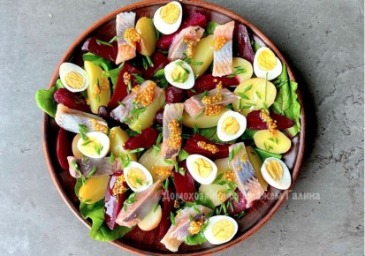 Праздничный салат-закуска: вкусовой шедевр с угощением из огорода