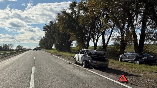 В Ставропольском крае младенец пострадал в тройном ДТП