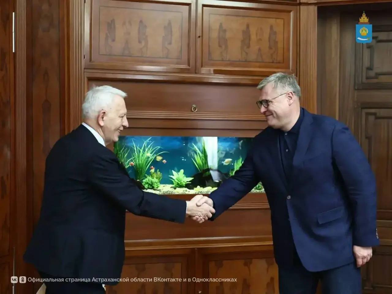 Губернатор Игорь Бабушкин и генеральный директор НМИЦ им. В.А. Алмазова Евгений Шляхто обсудили развитие кардиологической службы в Астраханской области Губернатор Игорь Бабушкин и генеральный директор НМИЦ им. В.А. Алмазова Евгений Шляхто обсудили развитие кардиологической службы в Астраханской области