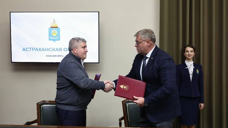 Астраханская и Новгородская области подписали соглашение о сотрудничестве