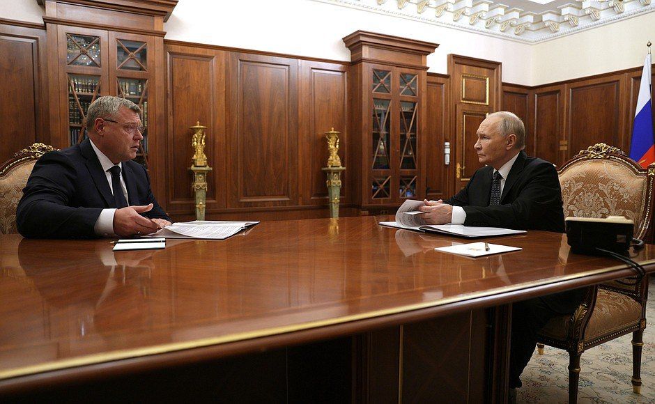 Владимир Путин указал на проблему опустынивания территорий в Астраханской области