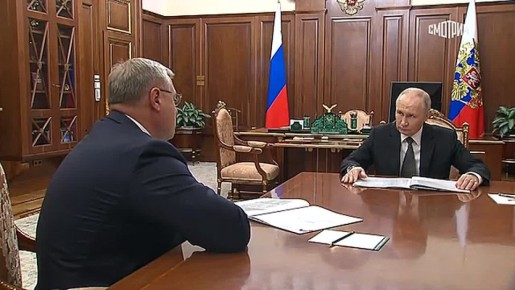 Владимир Путин провел встречу с губернатором Астраханской области