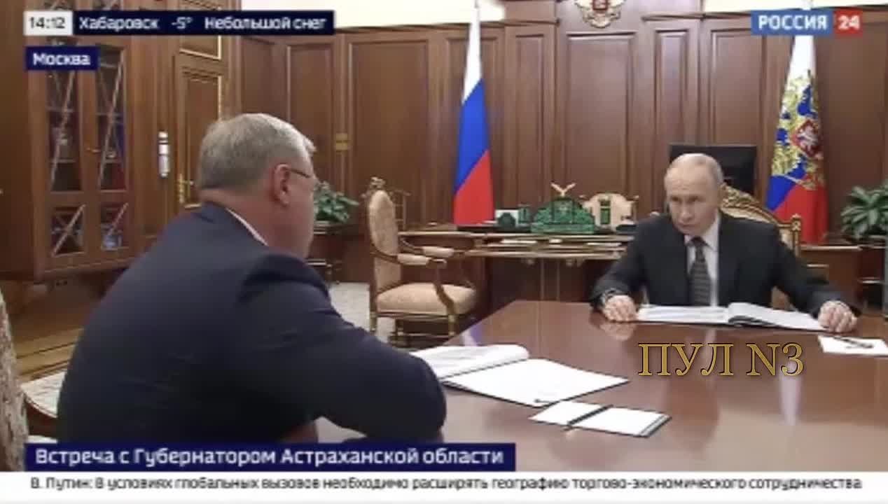 Путин - принял губернатора Астраханской области Бабушкина: