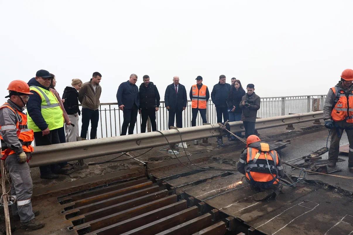 Старый мост в Астрахани начнет работать полностью на следующей неделе Старый мост в Астрахани начнет работать полностью на следующей неделе