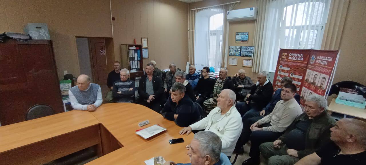 Сегодня я присутствовал на встрече, посвященной итогам работы нашего местного отделения Всероссийской общественной организации «Боевое братство» Сегодня я присутствовал на встрече, посвященной итогам работы нашего местного отделения Всероссийской общественной организации «Боевое братство»