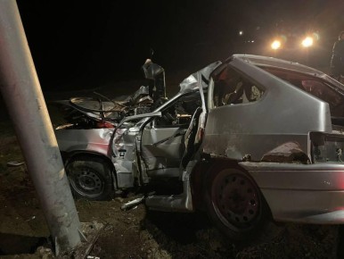 Водитель погиб после столкновения корову в Володарском районе