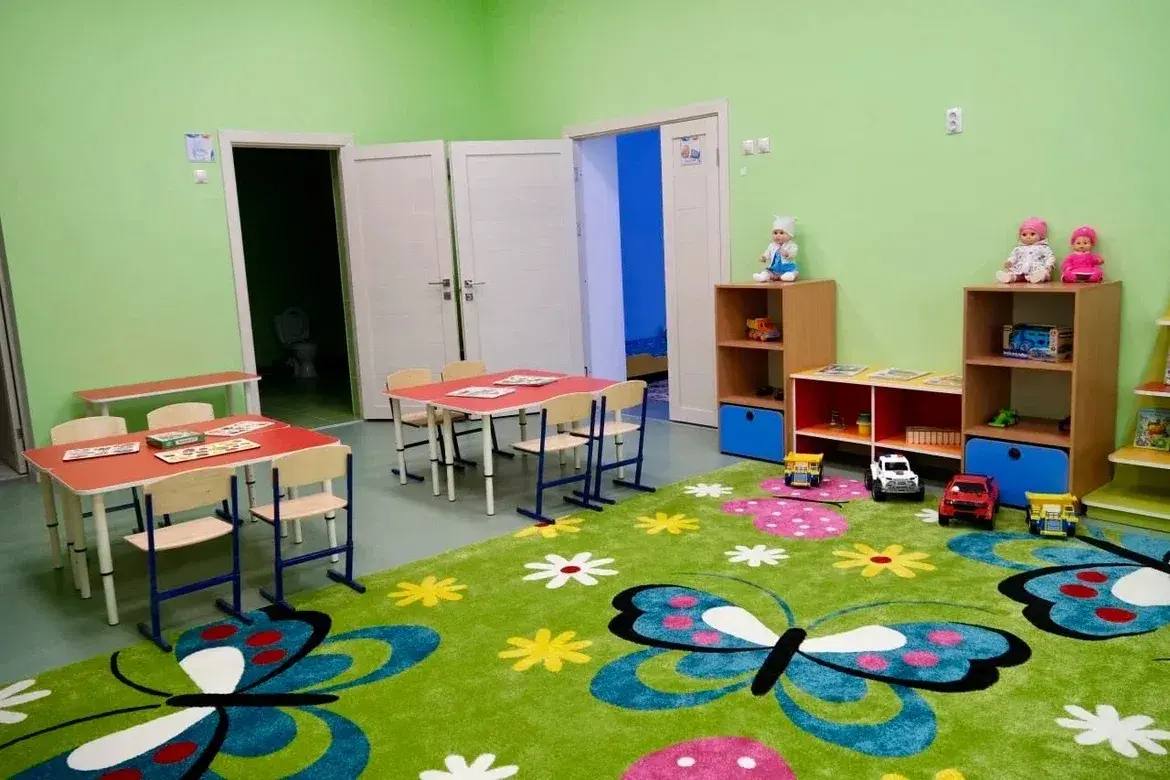 В Камызяке Астраханской области за два года построили два детсада на 120 мест каждый В Камызяке Астраханской области за два года построили два детсада на 120 мест каждый