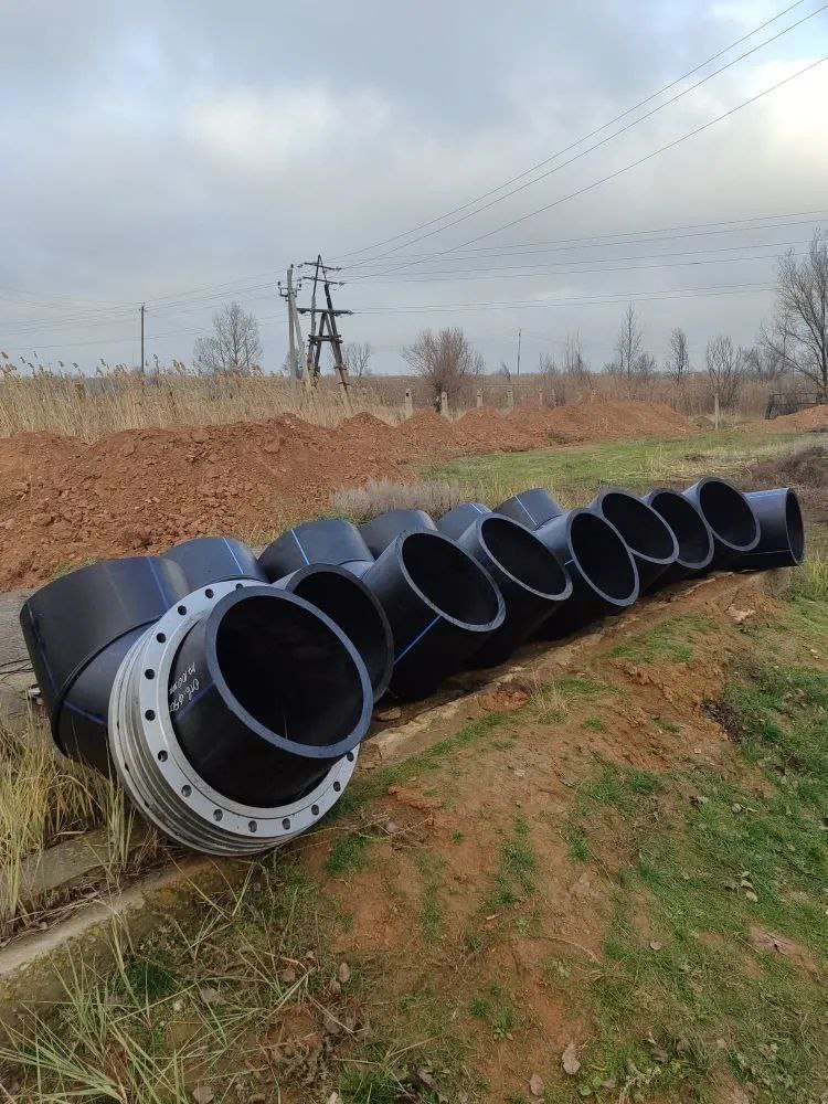 Сегодня подрядной организацией на объект производства работ (село Покровка) доставлены соединительные элементы