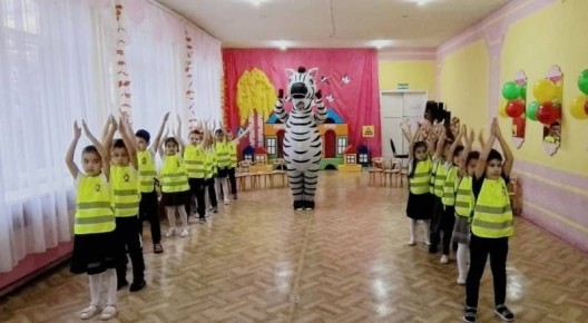 Маленькие астраханцы вступили в отряд Юных инспекторов движения