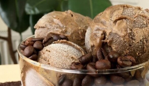 Кофейное мороженое