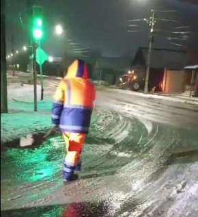 Как мы ранее информировали, минувшей ночью произошло резкое снижение температуры воздуха