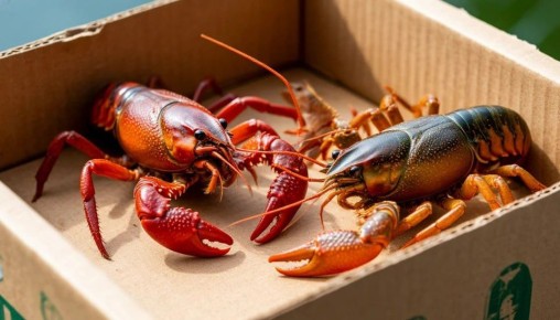 В Астрахани двое местных жителей подозреваются в приобретении и хранении с целью сбыта более 410 килограмм немаркированных раков