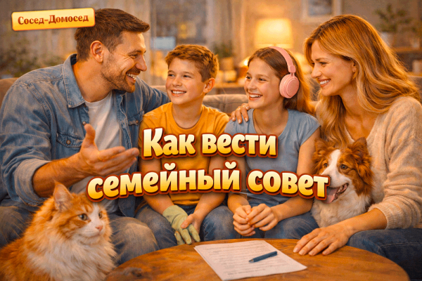 Как проводить семейные советы без конфликтов и недопониманий
