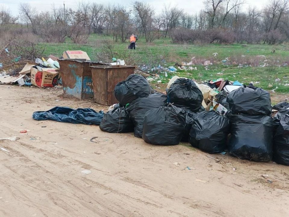 Ахтубинцы добились своего: мусор убран!