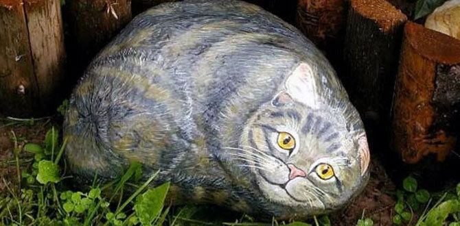 Как украсить сад с помощью креативно расписанных камней