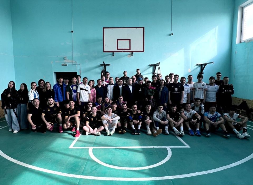 В Наримановском районе Астраханской области состоялся волейбольный турнир памяти участника СВО Наиля Абтиева