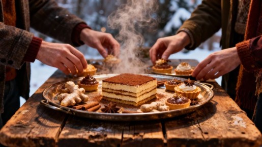 Тирамису с имбирем и корицей: зимний десерт, который согревает
