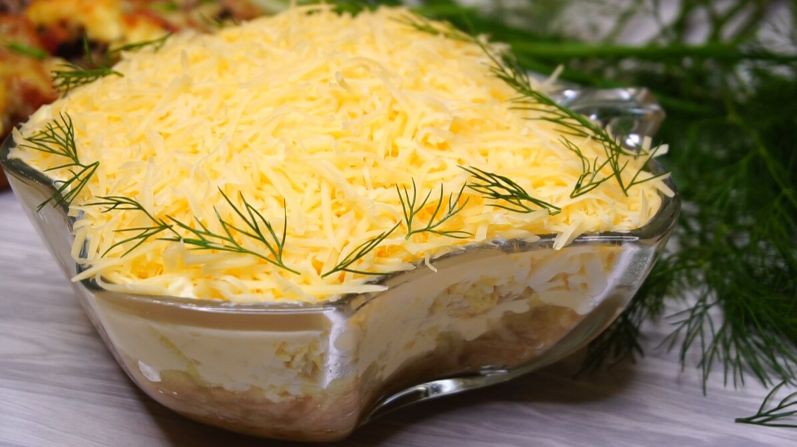 Салат «Париж в снегу»: вкусное чудо с четырьмя ингредиентами