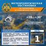 Метеорологическая обстановка на 1 июля