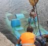 На дне астраханского канала нашли катамаран