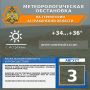 Метеорологическая обстановка на 3 августа