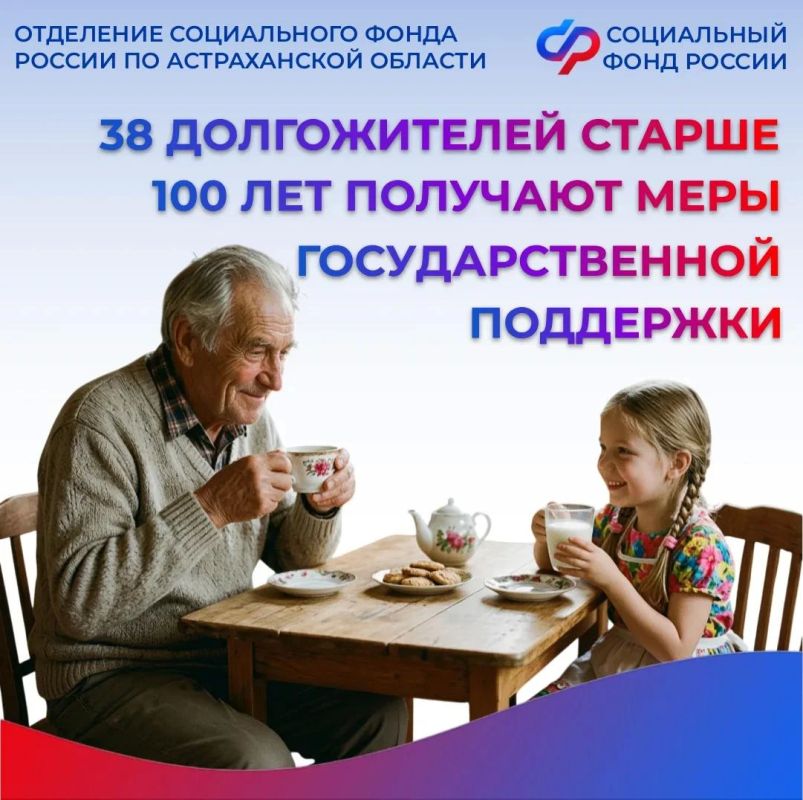 Астраханское Отделение Соцфонда напоминает о доступных мерах соцподдержки для пожилых людей