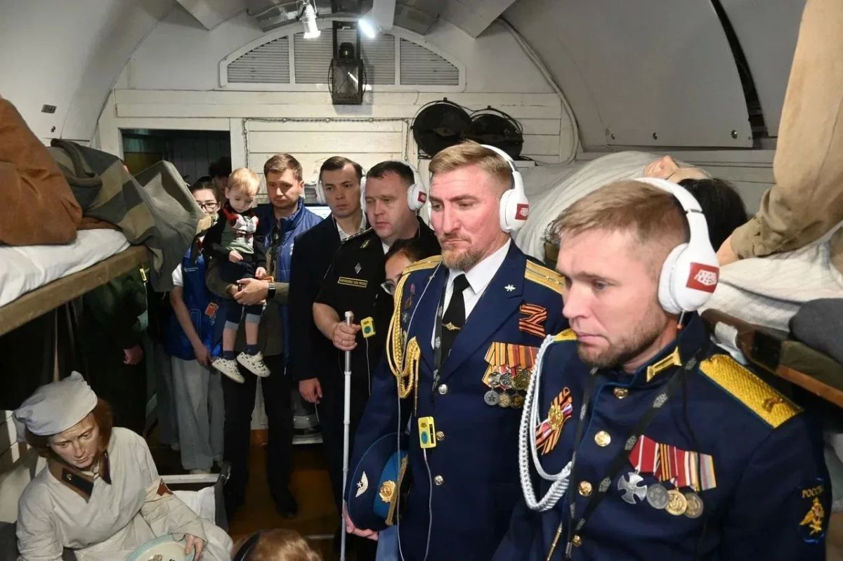«Поезд Победы» прибыл в Астрахань «Поезд Победы» прибыл в Астрахань