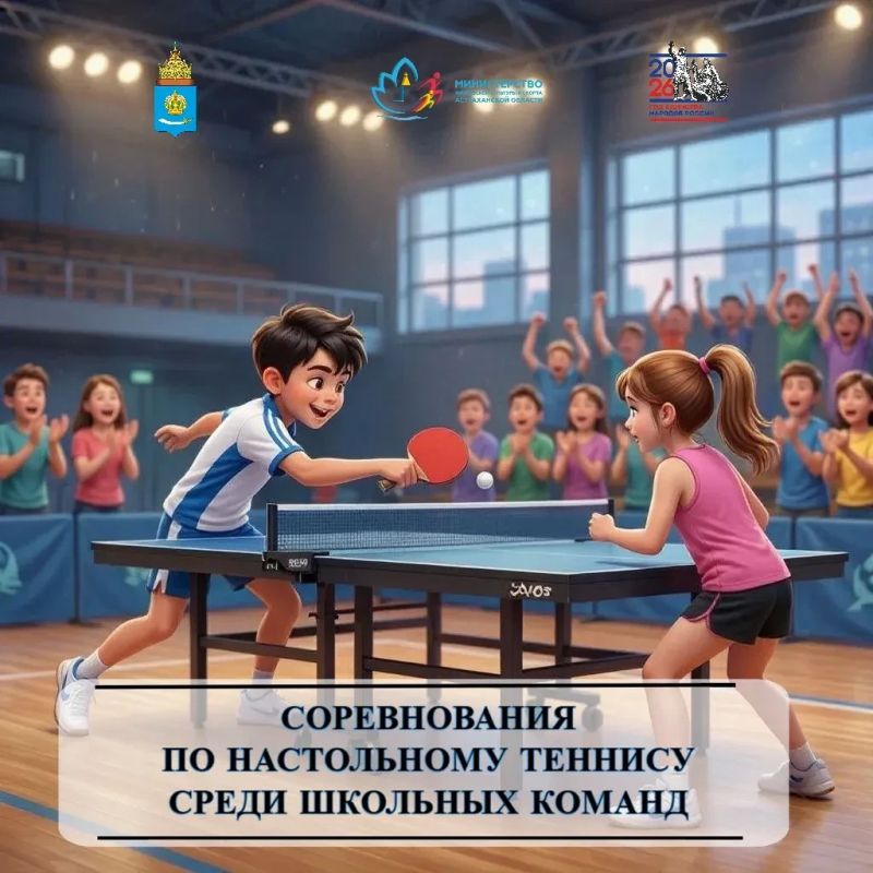 Соревнования по настольному теннису: пусть победит сильнейшая школьная команда!