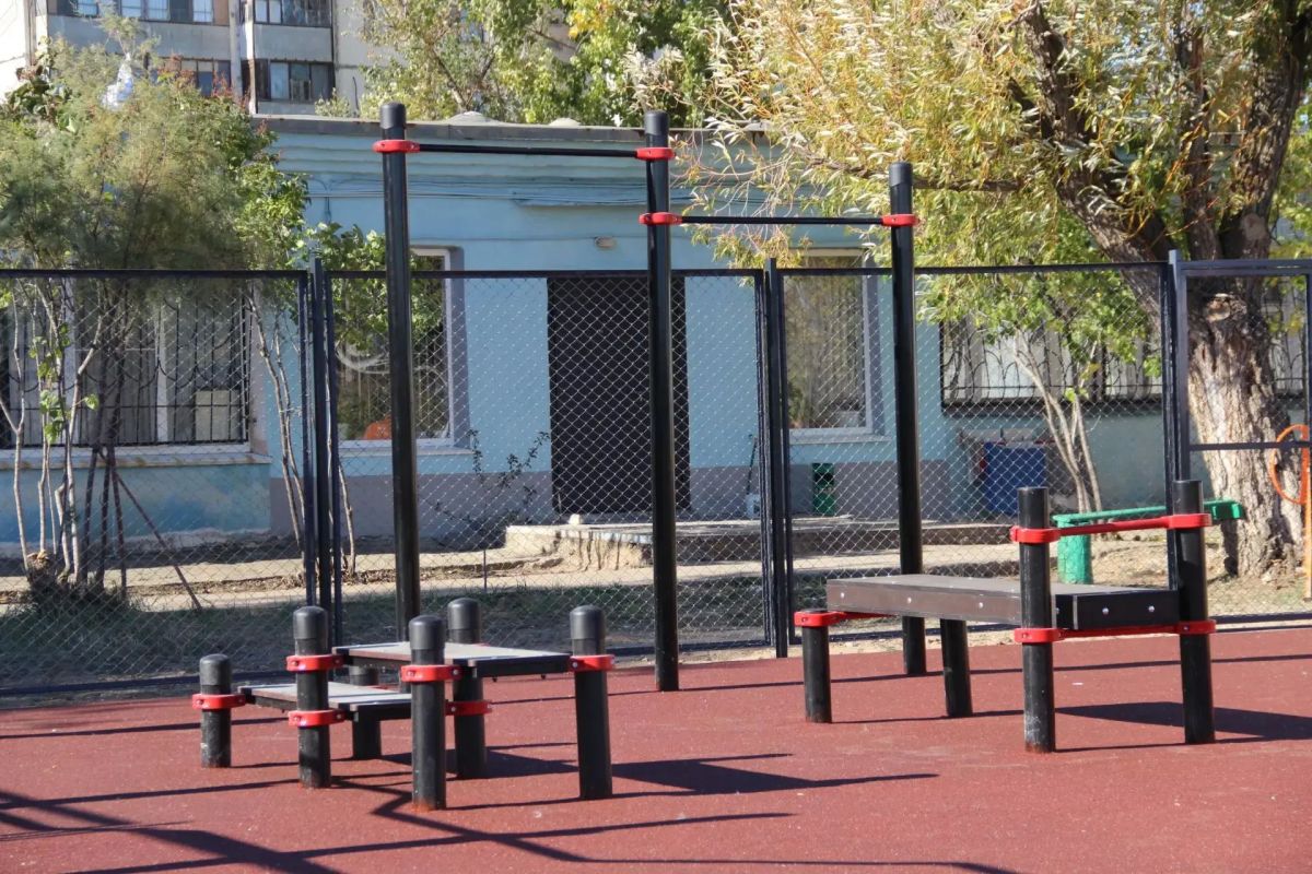 В городе Знаменск Астраханской области готовят к открытию современную площадку для сдачи ГТО В городе Знаменск Астраханской области готовят к открытию современную площадку для сдачи ГТО