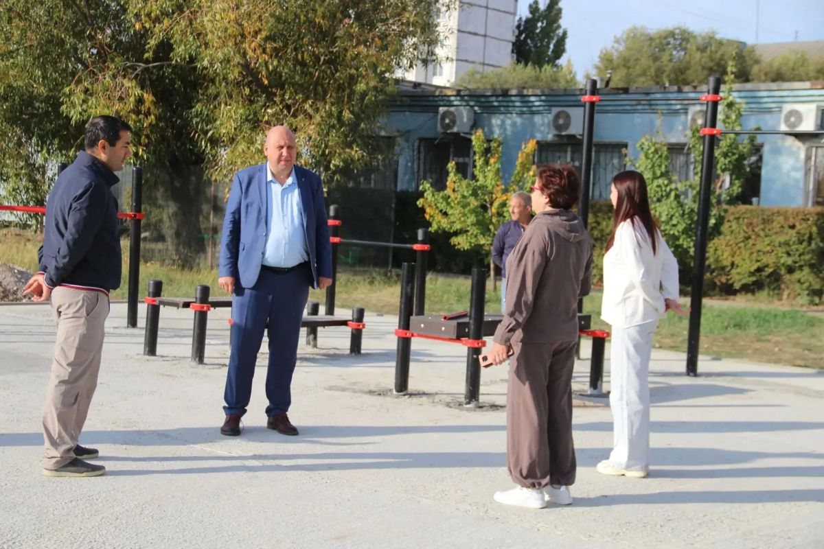 В городе Знаменск Астраханской области готовят к открытию современную площадку для сдачи ГТО В городе Знаменск Астраханской области готовят к открытию современную площадку для сдачи ГТО