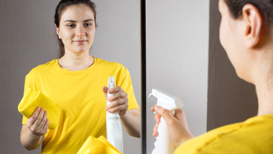 Не только газетой: попробуйте это средство и навсегда забудете о разводах на зеркале