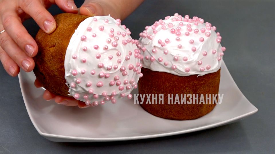 Безопасная белковая глазурь для куличей: перламутровая и белоснежная